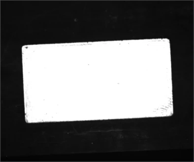 Source metal-positioning capture labelled with a 4 µs exposure under the strobe coaxial light.