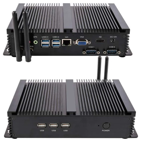 Fanless industrial PC, Intel Core i3-7020U (LS-YBGKX7020U)