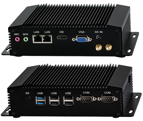 Fanless industrial PC, Intel Pentium Bay Trail N3520, barebone (LS-SYG2XN3520)