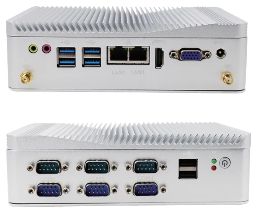 Fanless industrial PC, 6157U CPU, barebone (LS-SYG3X6157U)