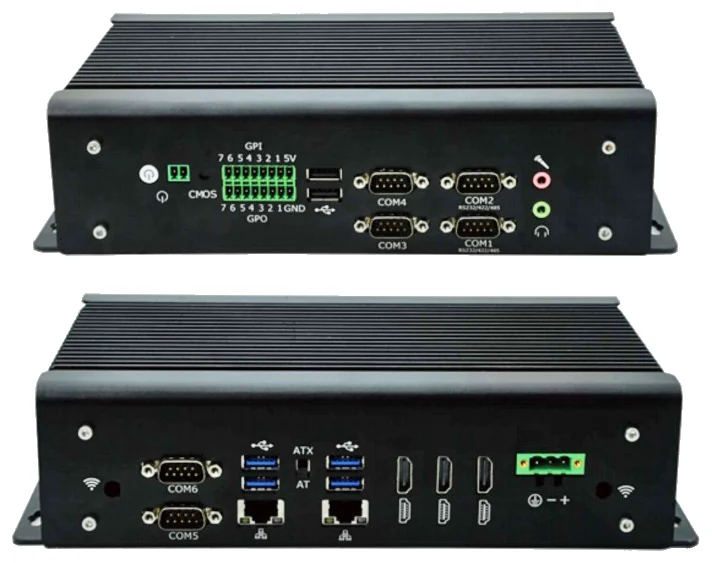 Fanless industrial PC, 8750H CPU, barebone (LS-SYG13X8750H)