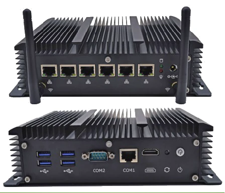 Fanless industrial PC, Intel Core i3-7167U, barebone (LS-SYG7X7167U)