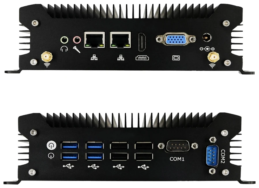 Fanless industrial PC, 6157U CPU, barebone (LS-SYG12X6157U)