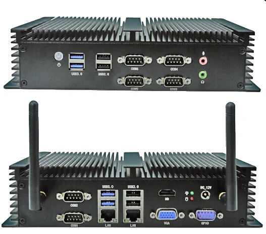 Fanless industrial PC, 4578U CPU, barebone (LS-SYGK1X4578U)