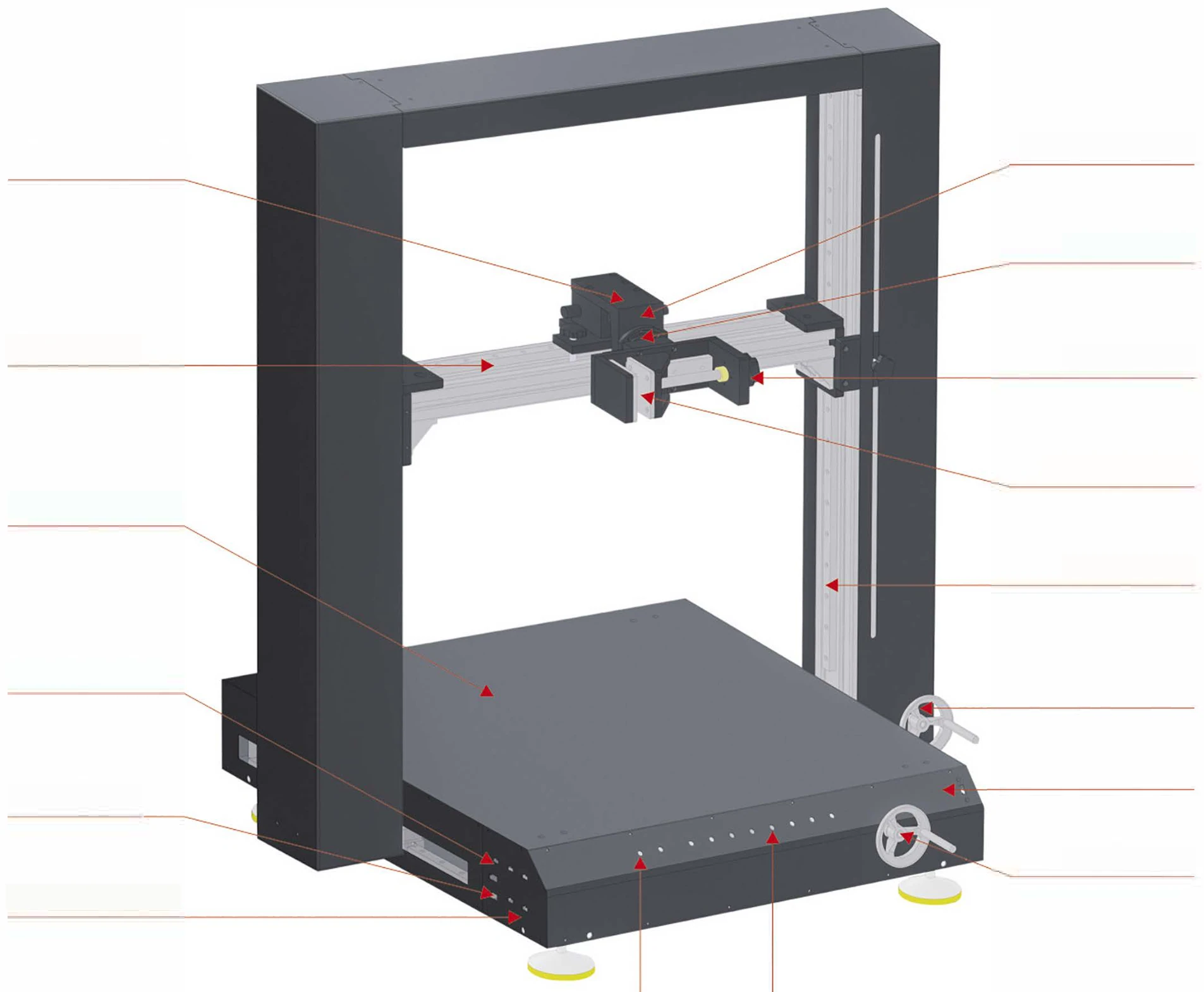 Large optical test stand (LS-FATB650)