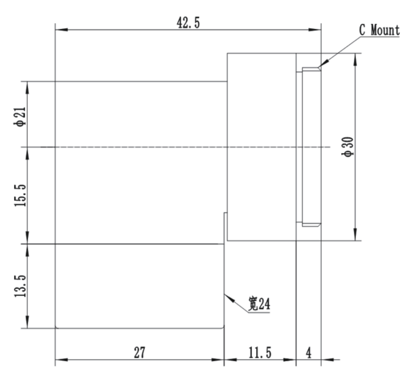 Liquid FA series (VXLFA), 25 mm, 2/3", C-mount (LS-VXLFA-230-5M25T)