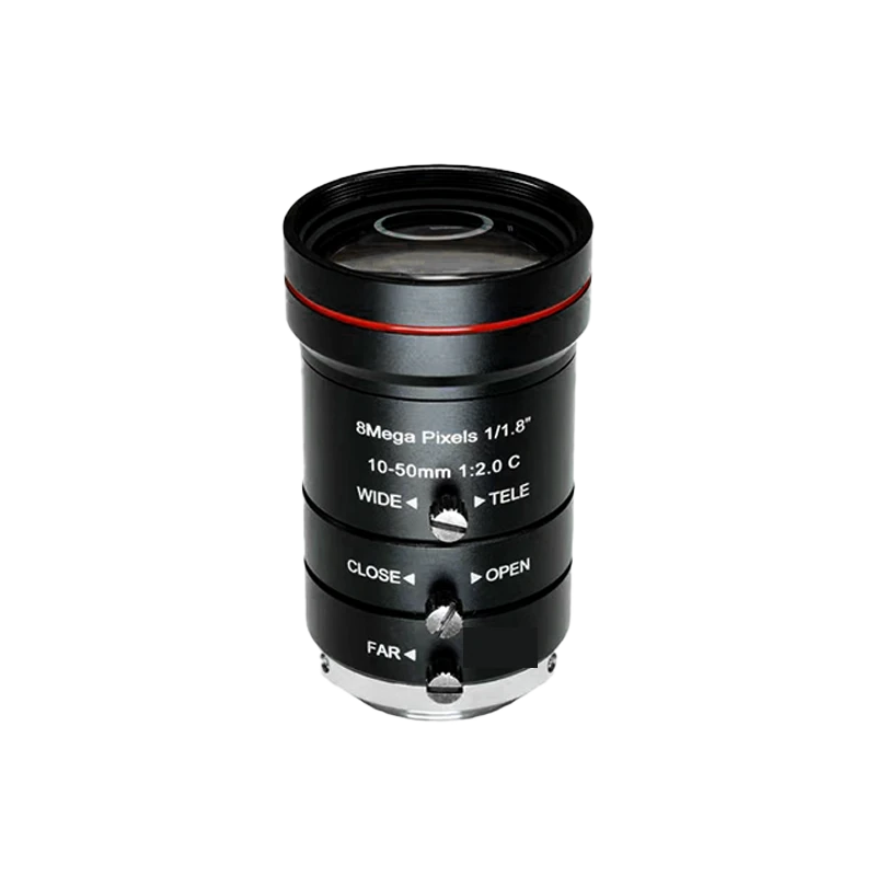 Zoom lens (HF-xxxxC), 10-50 mm, 1/1.8", C-mount (LS-1050C8M)