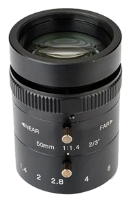 50 mm, 2/3", 5 MP, C-mount Machine-Vision-Objektiv, BFL 14.2 mm (LS-SMV5014-5M)