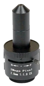 2.8 mm, 1/2.5", 2 MP, CS-mount Pinhole-Objektiv, F1.8 DC Iris (LS-SPH2818D-2M)