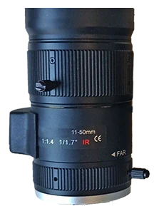11-50 mm, 1/1.7", 8 MP, CS-mount varifokales CCTV-Objektiv (LS-SVD1150IR-8M)