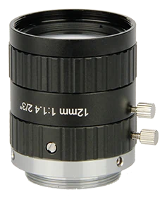 12 mm, 2/3", 5 MP, C-mount Obiettivo per visione artificiale industriale, 5.0 Megapixel, diaframma manuale F1.4 (LS-SMV1214-5MC)