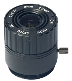 8 mm, 1/1.7", 12 MP, CS-mount CCTV-Fixobjektiv (LS-SFC0818IR-12M)