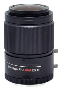 3.6-18 mm, 1/1.7", 8 MP, CS-mount Obiettivo varifocale CCTV (LS-SVD3618IR-8M)