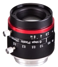 産業用FAマシンビジョンレンズ、C mount、25 mm、1/1.8"、C-mount、Ø33 mm (LS-SFA2528-6M)