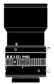 100 mm, 2/3", 2 MP, C-mount Machine Vision Lens (LS-SMV10028-2M)
