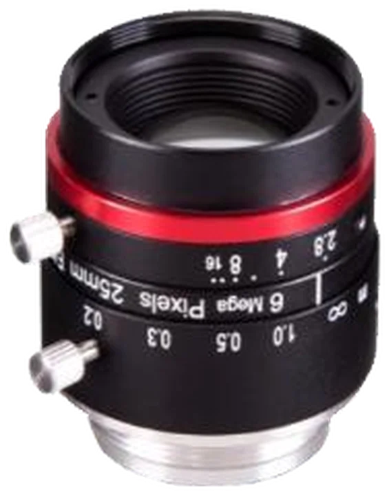 25 mm, 2/3", 10 MP, C-mount Obiettivo per visione artificiale industriale, F2.0 iris manuale (LS-SMV2518-10M)