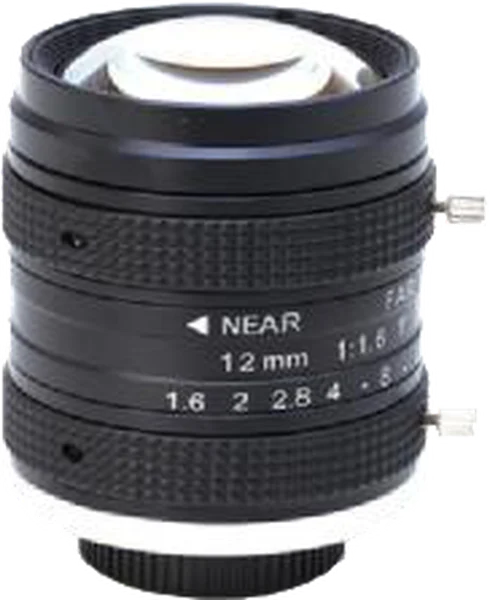 12 mm, 1", 5 MP, C-mount Machine Vision Objektiv, -0.012x (LS-S1MV1216G-5M)