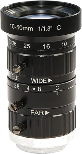 10-50 mm, 1/1.8", 6 MP, C-mount Machine Vision Zoom Lens (LS-SVFA1050-6M)