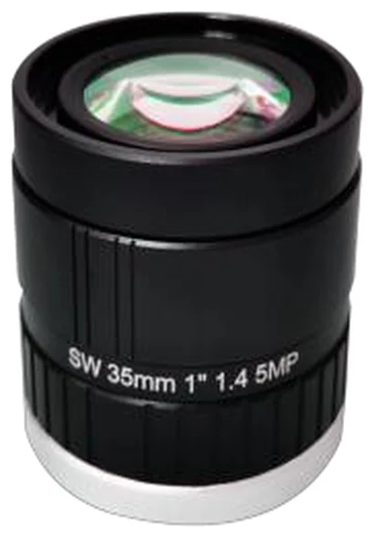 35 mm, 1", 5 MP, C-mount SWIR 렌즈 (LS-S1WIR3514-5M)