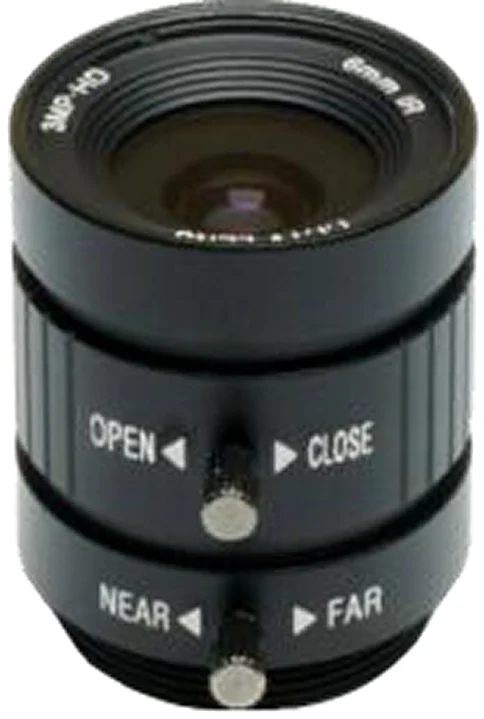 6 mm, 1/1.8", 3 MP, CS-mount Fixed CCTV Lens (LS-SFC0618IR-3M)