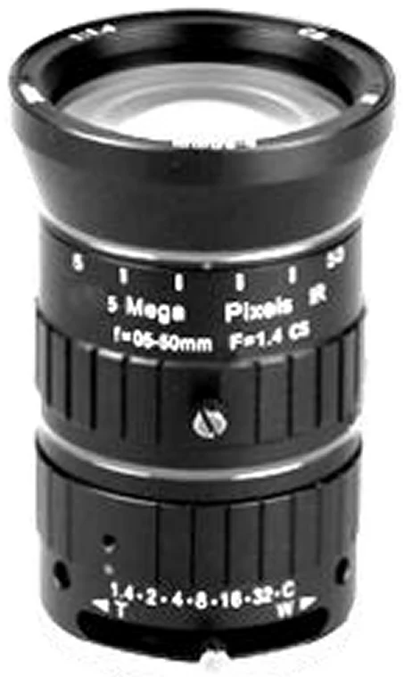 5-50 mm, 1/2.7", 5 MP, CS-mount Varifocal CCTV Lens (LS-SVD0550IR-5M)