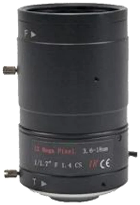 3.6-18 mm, 1/1.7", 12 MP, CS-mount Varifocal-CCTV-Linse (LS-SVD3618MIR-12M)