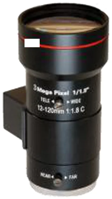12-120 mm, 1/1.8", 3 MP, C-mount 가변 초점 CCTV 렌즈, F1.8 수동 조리개 (LS-SVM12120-3M)
