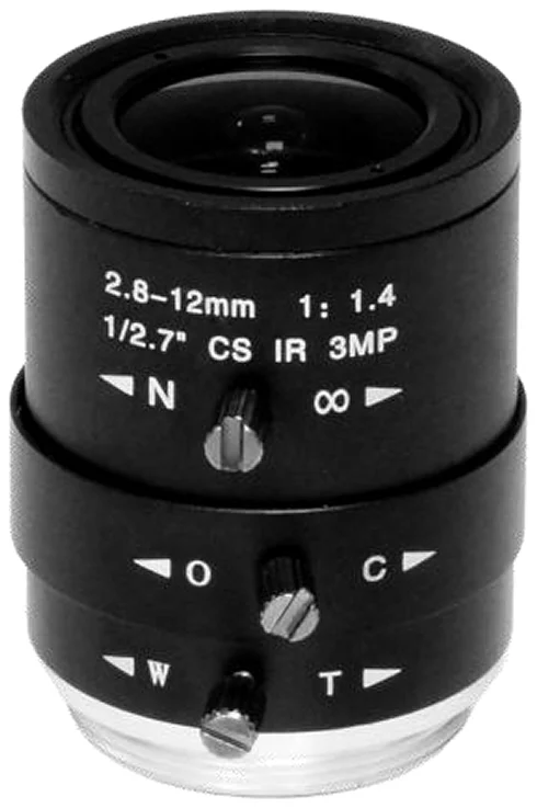2.8-12 mm, 1/2.7", 3 MP, CS-mount Varifocal CCTV Lens (LS-SVM2812IR-3MS)