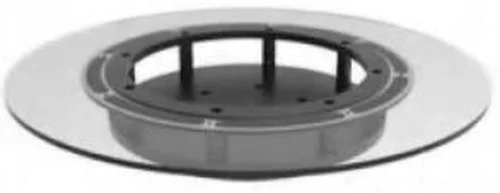 Glas/Aluminium-Drehprüftisch-Komponenten (GP-350605, DD-Motor) (LS-GP-350605)