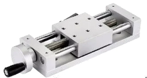 Heavy-load lead-screw manual X stages, 80 x 80 mm (LS-YB-WRM100)