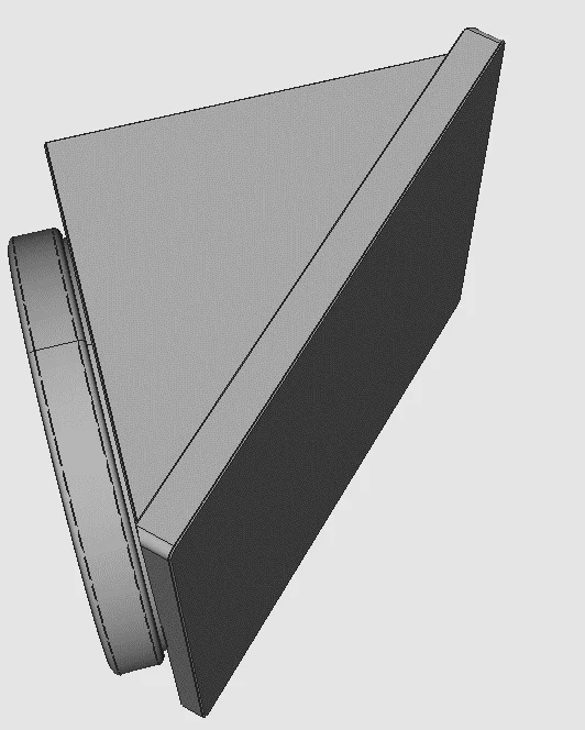 Turning and viewing prisms for telecentric lenses