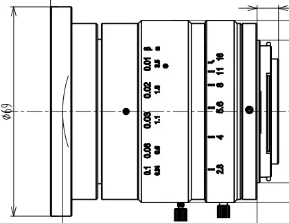 35 mm, 29 MP, F-mount Large-Format Machine Vision Lens (LS-SMV3503F-29M)