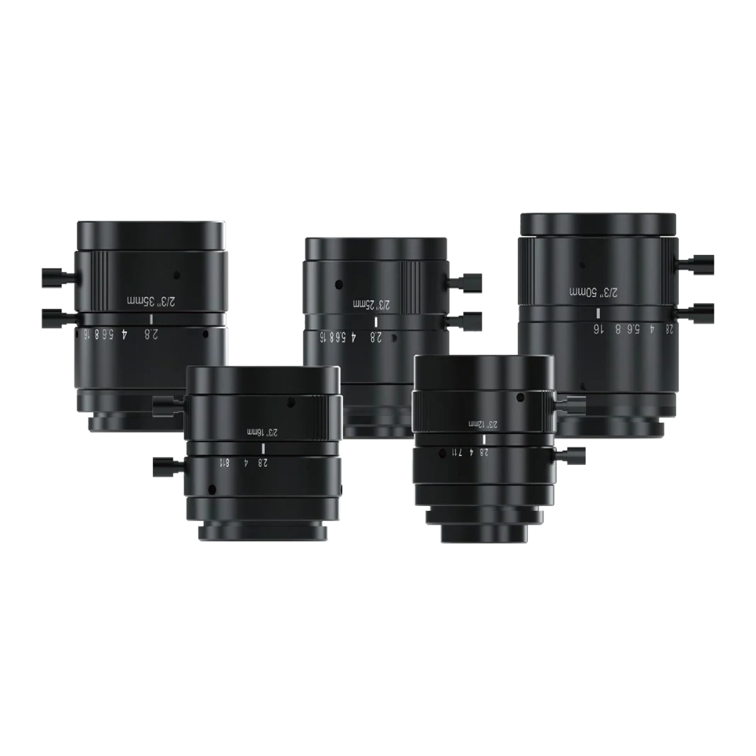 50 mm, 2/3", 12MP, C-mount Obiettivo per visione artificiale industriale, Dd 300 mm (LS-FTQ5013C)