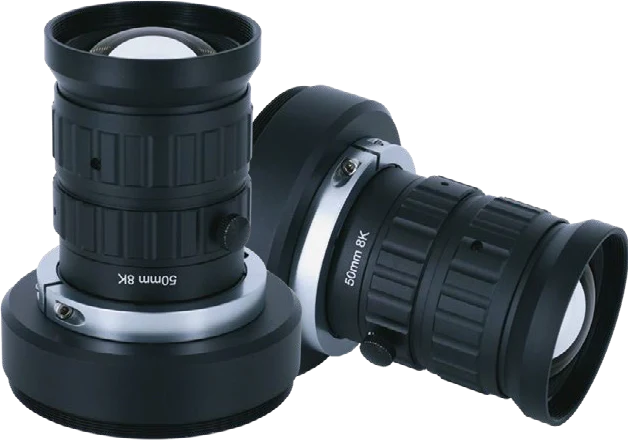 8K line scan lens, 50 mm fixed-magnification (LSB508K-0xx)
