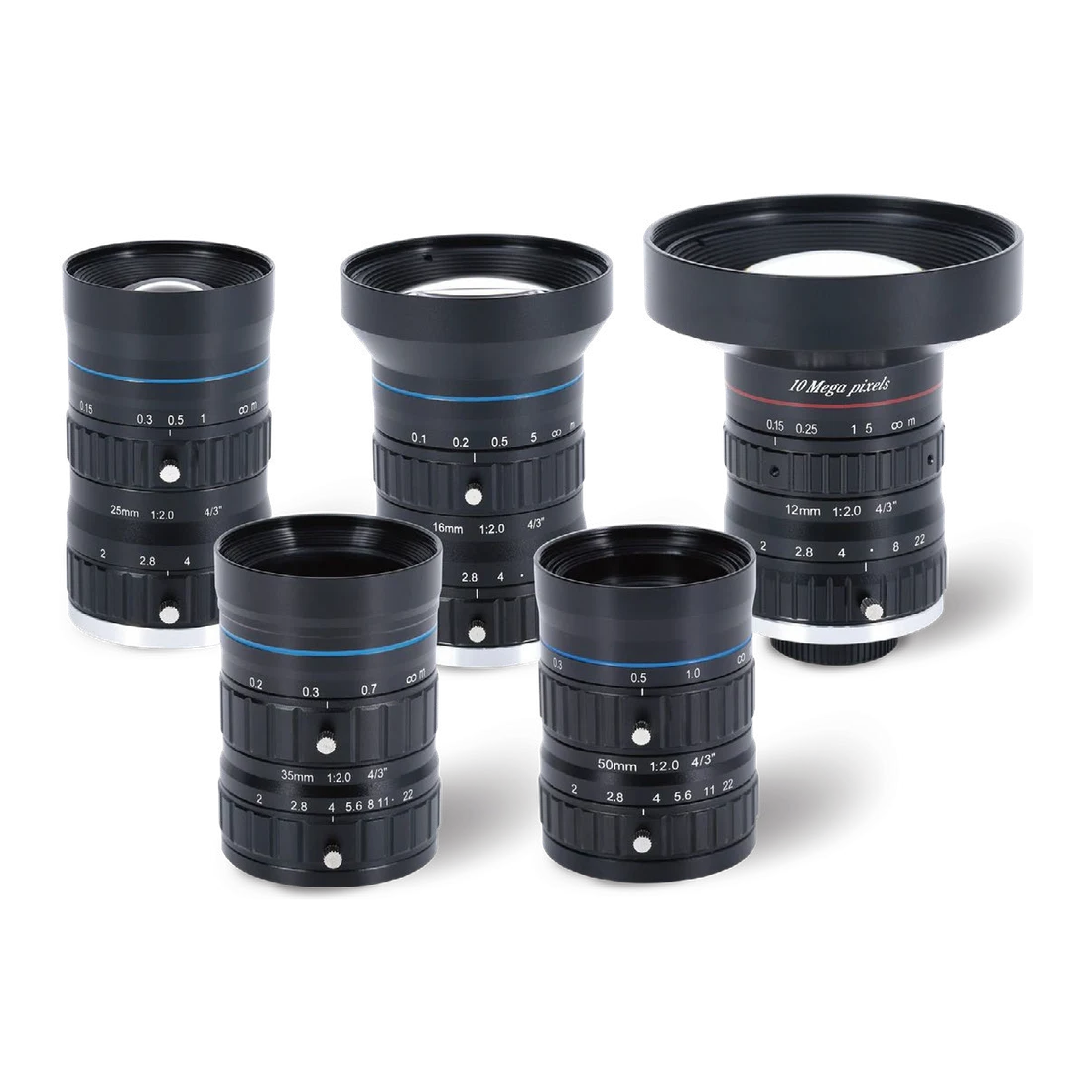 50 mm, 4/3", C-mount Machine Vision-Objektiv (LS-XTY5043)