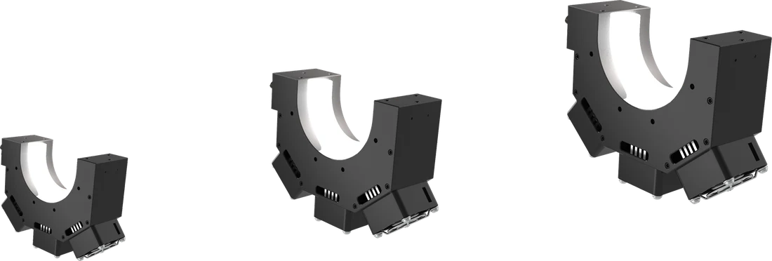 Illuminatore a forma di C per scansione lineare (LNC)