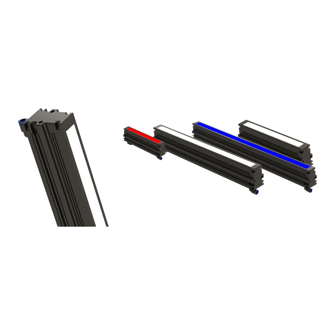 300 x 20 mm 물냉각 IR 라인 특수 조명 (LS-LNR-300-IR)