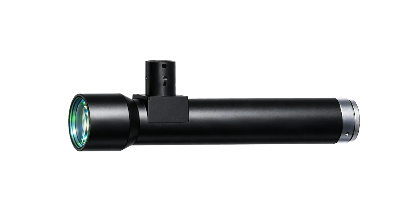 Object-Side Telecentric Lens, 2x, 210 mm WD, 1", coaxial light port (LS-KY-2-210C)