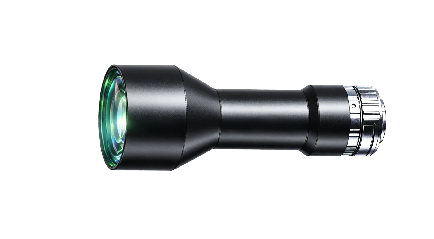 Object-Side Telecentric Lens, 0.36x, 291 mm WD, 1", coaxial light port (LS-KT-036-291)