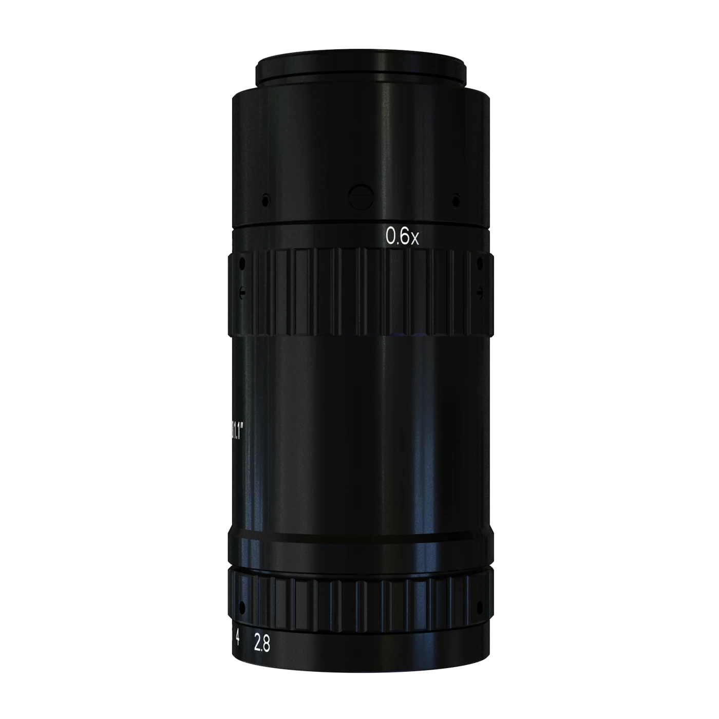 50mm, F2.8, 1.1", C-mount, Macro lens (95.4 mm (-0.8X) to 132.4 mm (-0.5X)) (LS-KF5028M-ML)