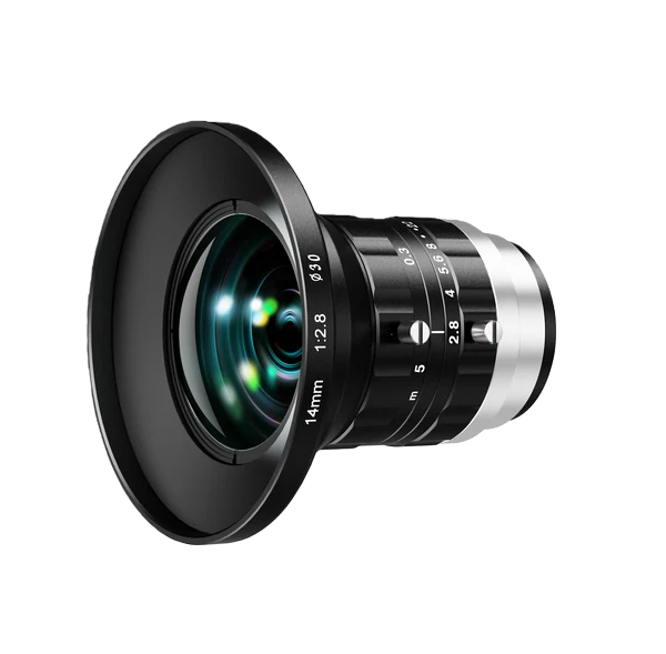 14mm, F2.8, Image circle φ30 mm, Recommended magnification 0.0027x ~ 0.0136x ~ 0.043x, M42-mount lens (LS-AF1428M-M42B)