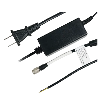Power Cord, P7 6-pin circular connector (female) + 4-core open end to AC 2-prong plug, A end: 4000 mm; End B: 1000 mm (LS-ACP-H6P-ADP12V2A/OPEN-ST-4M)