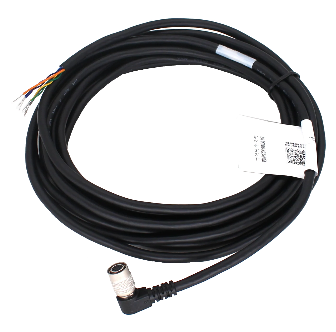 Camera Power and I/O Cable, P7 6-pin, Femal, Left side to Open, 5 m (LS-ACP-H6P-LEFT-OPEN-HF-5M)