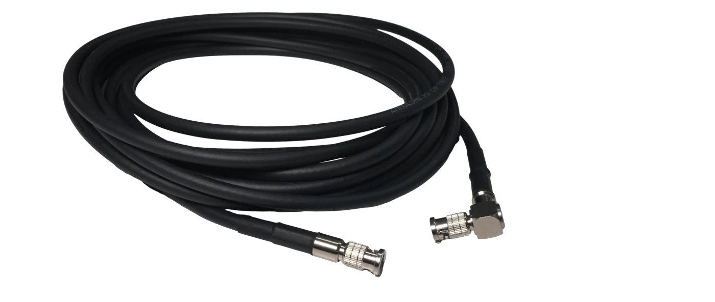 Camera Data Cable, HD-BNC to HD-BNC (angled), 4 m (LS-ACXP12-HDBNC-UP-HDBNC-HF-4M)