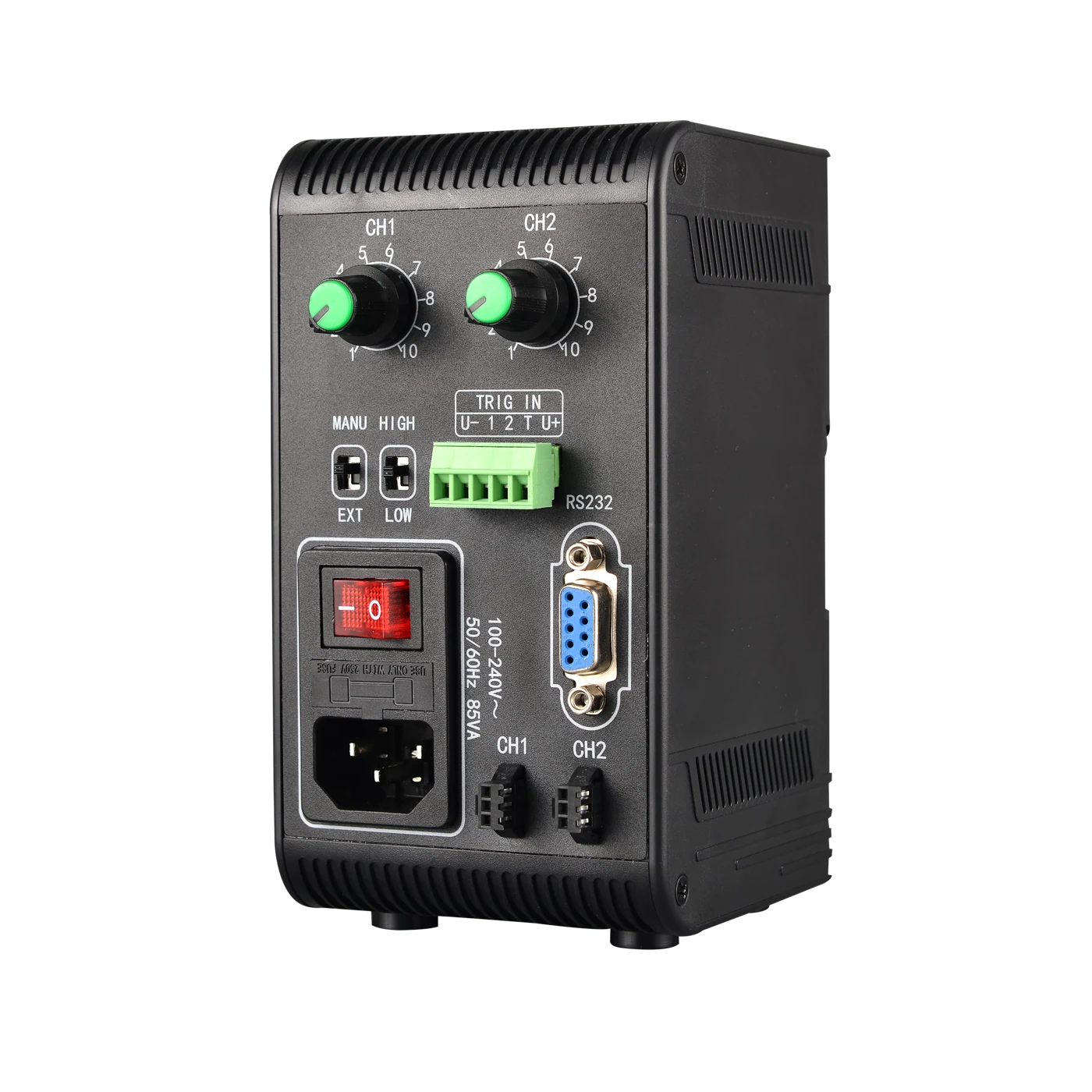 Digital constant-current light controller, 125W, 6 channels, SMR-03V-B connector, Spot light controller (LS-LEAD-125-6-DY)
