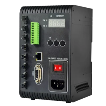 Light controller, Digital, Constant-voltage output, Total output power 200 W, 8 channels, Up to 72 W per channel (LS-LEVD-200-8-SY)