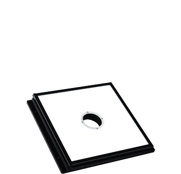 Flat Backlight with Center Hole, 274 x 254 mm, White (LS-LBES-240-240-W)