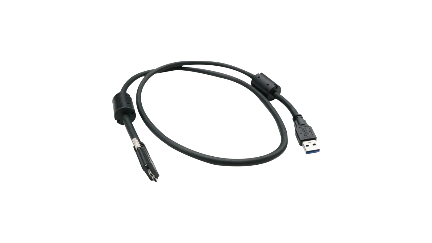 Camera Data Cable, Micro-B male (with screw) to A male, 3 m (LS-ACU3-MBMS-AM-FL-EMC-3M)