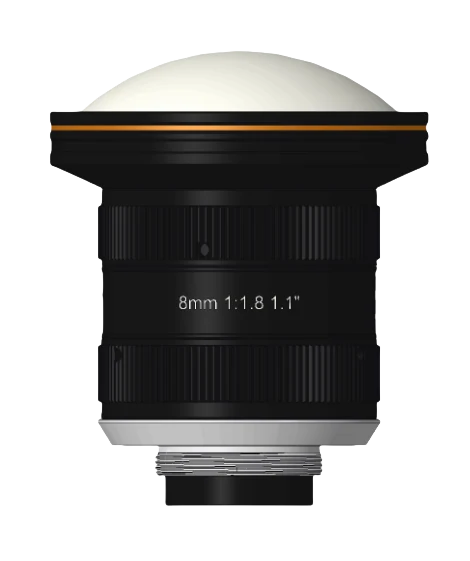 8mm, F1.8, 1.1”, 20 MP, C-mount lens (LS-KF0818M-20MP)